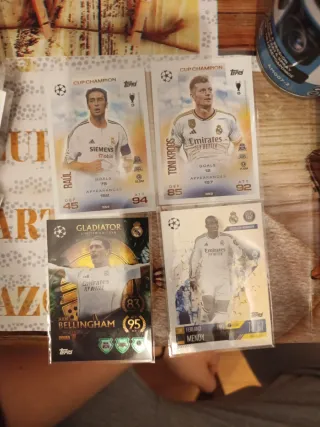Cartas de fútbol Topps Champions League