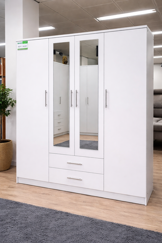 Armario 4 Puertas con 2 Cajones Nuevo