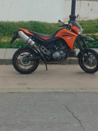 Yamaha XTX 660 Supermotard Naranja