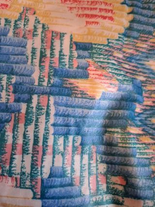 Quattro tessuti misto sintetico fantasia colorata