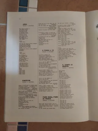 Spartiti Battisti Mogol