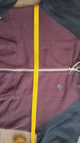 Chaqueta chándal Nike azul y granate