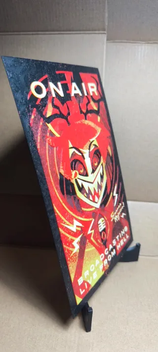 Cuadro 3D Hueforge Hazbin Hotel Alastor