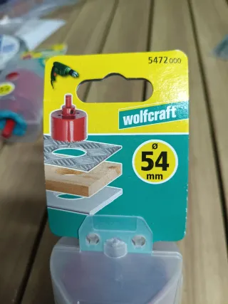 wolfcraft Sierra de corona ø54x40mm universal