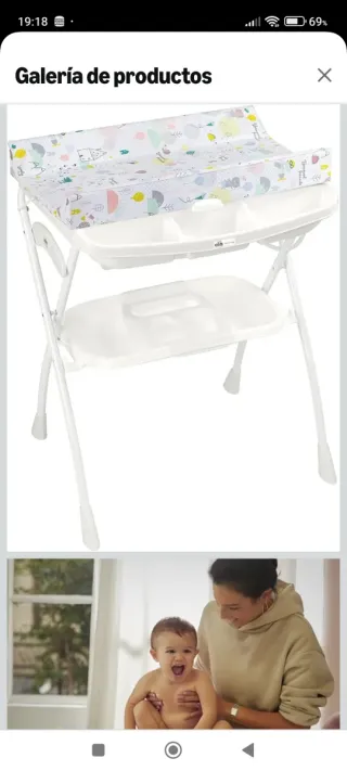 Bañera cambiador bebé CAM Volare C203008/243