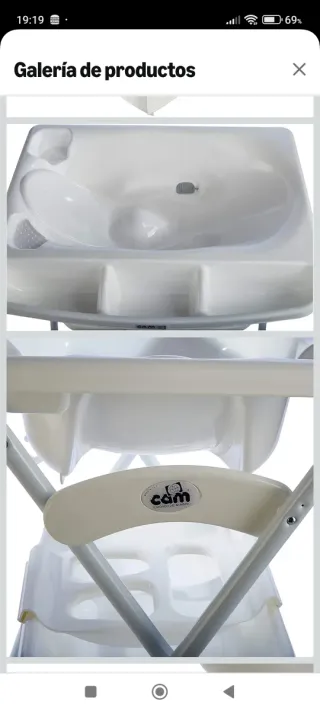 Bañera cambiador bebé CAM Volare C203008/243