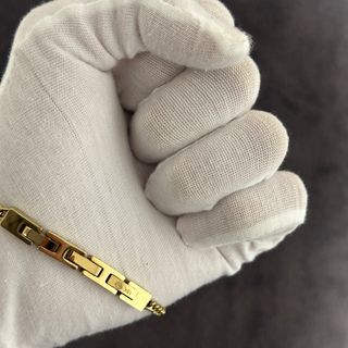 Pulsera Cubana Oro Laminado 18K Hombre