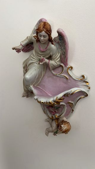 Pareja de benditeras Capodimonte