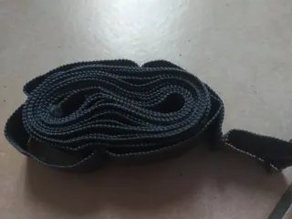 Fettuccia in gros grain di colore grigio