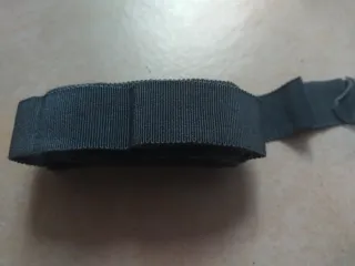 Fettuccia in gros grain di colore grigio