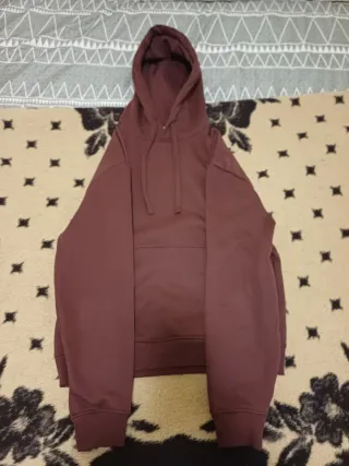 Sudadera Zara Hombre Talla M color burdeos