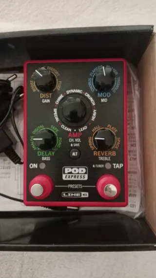 Pedal de efectos guitarra Line 6 POD Express