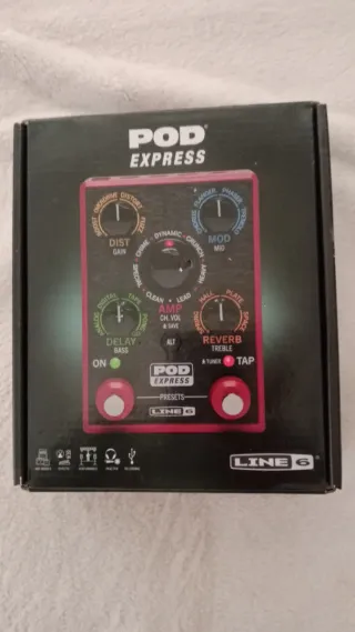 Pedal de efectos guitarra Line 6 POD Express
