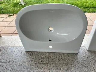 Lavabos redondos y cuadrados