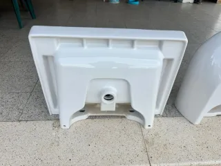 Lavabos redondos y cuadrados