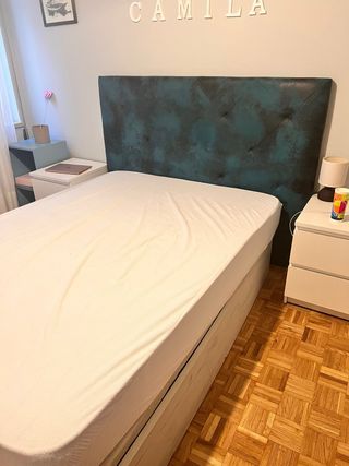 Canapé, Colchón y Cabecero 135cm