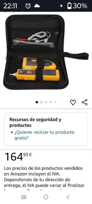 Tester de cables RJ45/RJ11