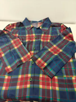 Chaqueta impermeable cuadros