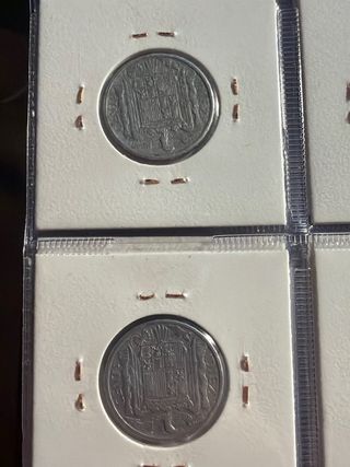 x 4 monedas 10 centimos 1945 MBC+ / EBC+ FRANCO