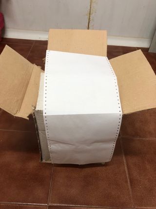 Papel continuo para impresora