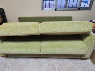 Sofá Cama Verde Cómodo