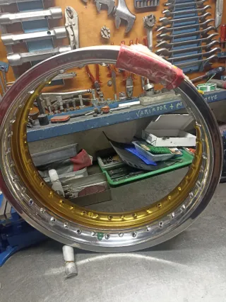 Llantas Akront / Morad .21/160 18/185 sello verde