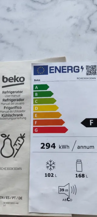 Nevera Beko Combi, como nueva