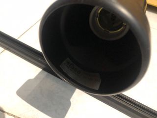 Lámpara de techo negra