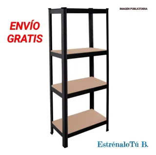 Estantería Metálica Negra