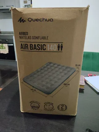Colchón hinchable Quechua Air Basic 140 camping