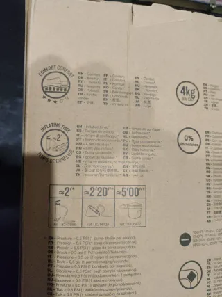 Colchón hinchable Quechua Air Basic 140 camping