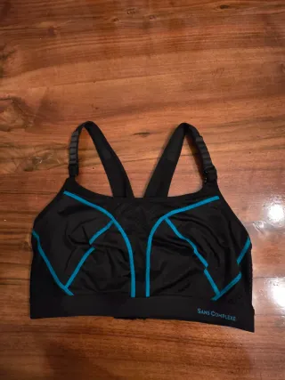 Reggiseno sportivo Sans Complexe nero/blu