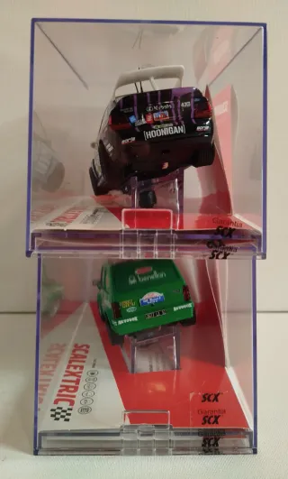 Scalextric Ford Escort + Fiat Panda Dakar