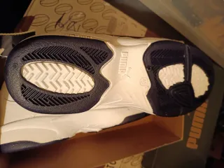 Deportivas Puma Hombre Blancas y Azules