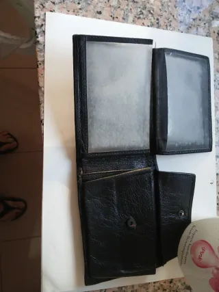 Cartera Jaguar Negra Caballero