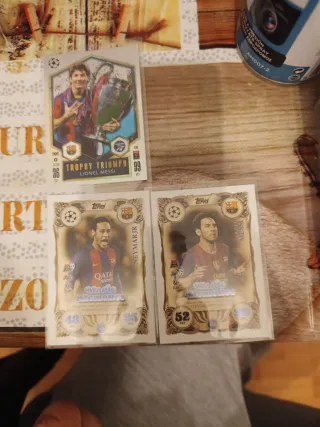 Carta Fútbol Lionel Messi Topps 2014-15