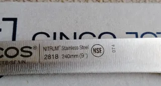 Cuchillo Jamonero 5 Jotas Azul/Plata