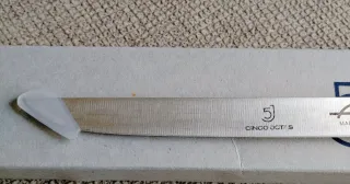 Cuchillo Jamonero 5 Jotas Azul/Plata