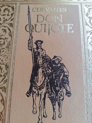 Conjunto de 2 libros de Don Quijote
