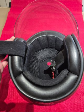 Casco Jet DMD Fibra + Pantalla Bubble