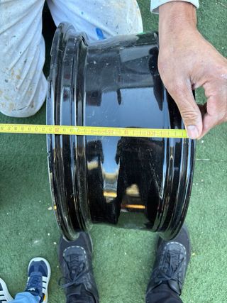 Llantas de aleación negras y plateadas por 4 €500