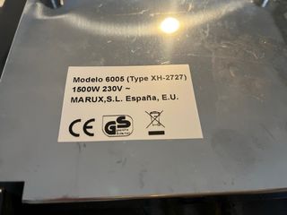 Plancha eléctrica Marux