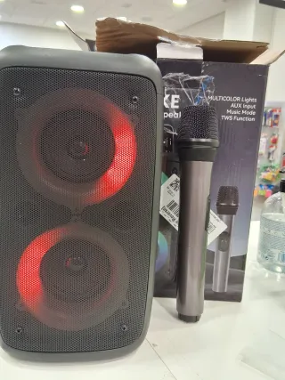 Altavoz Kareoke con Micrófono