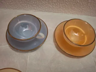 Juego 6 Tazas Arcopal Cristal Colores