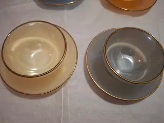 Juego 6 Tazas Arcopal Cristal Colores