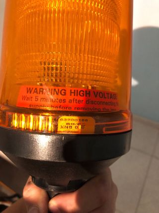 Pirulo estrobo naranja