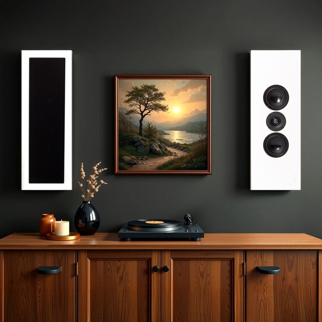 Altavoz de pared DLS Flatbox XL Blanco