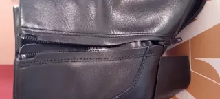 Botines Zara Tacón Punta Negra