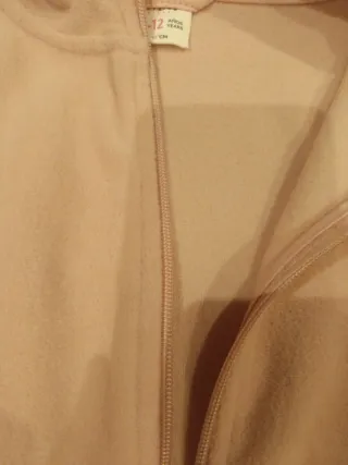 Sudadera niña cremallera rosa