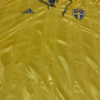 Maglia Svezia Home 1998-1999 Adidas Originale